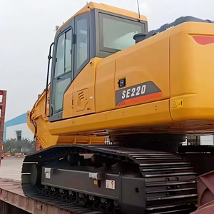 Excavadora de cadenas Shantui SE220 de 220HP, equipo de construcción de alta resistencia, motor, caja de cambios, PLC, 1 año de garantía para minería/construcción de carreteras - Product Image 1
