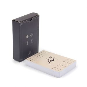Wholesale Custom Design Personalized Printed Playing Game Restaurant Bar Tea Drink Shop Entertainment Pvc <b>Poker</b> Cards - Product Image 4