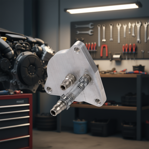 แผ่นอะแดปเตอร์น้ำมันเกียร์ R46 193 FG พร้อมข้อต่อท่อสำหรับใช้ในยานยนต์ - Product Image 3