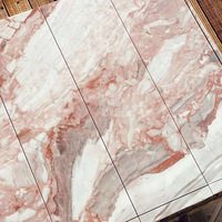 Bao Geli Lavabo sur comptoir en marbre naturel rose de luxe, traité sur mesure, style antique, pour décoration de luxe léger, rose saisonnier