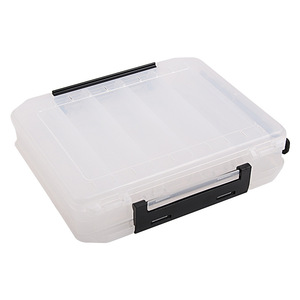 Boîte de rangement portable double face multi-couleurs pour leurres de pêche, étanche et antichoc, avec fente en V pour appâts en bois, crevettes et leurres en plastique pour la pêche en rivière - Product Image 6