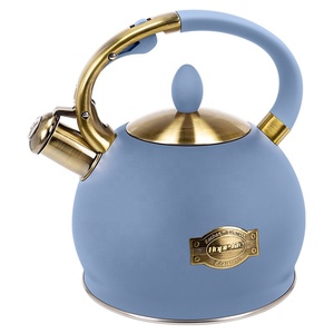 Bouilloire sifflante 3,0 L pour cuisinière, en acier inoxydable de qualité alimentaire, avec poignée ergonomique anti-chaleur - Product Image 2