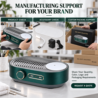 Dépoussiéreur d'Ongles Rechargeable, Puissant Ventilateur d'Aspiration Sous Vide, Outil de Manucure pour Salon de Manucure et Maison