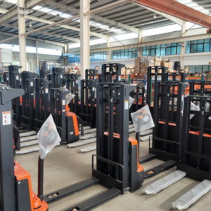 최저가 1.5톤 2톤 3300lbs 3.0m 3.5m 4.0m 미니 완전 전동 스태커 팔레트 스태커 지게차 판매 - Product Image 3