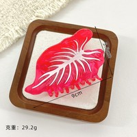 Pince à cheveux en acétate UME personnalisée, nouveau style tropical hawaïen, accessoire pour chignons de filles