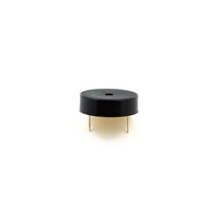 Buzzer piézoélectrique cylindrique SWT 30 mm 2,5 kHz à sortie numérique, sonnerie piézo passive noire scellée avec cavité sonore indépendante