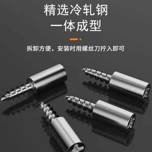 Shelf Support Self Tapping Screw 7.5mm Zinc Alloy One Piece Molding Strong Load Bearing Cabinet Wardrobe Shelf <b>Bracket</b> - Product Image 4