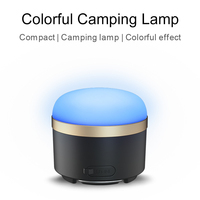 Lámpara LED de Ambiente Colorida, Impermeable, Magnética, para Tiendas de Campaña, para Aventuras al Aire Libre