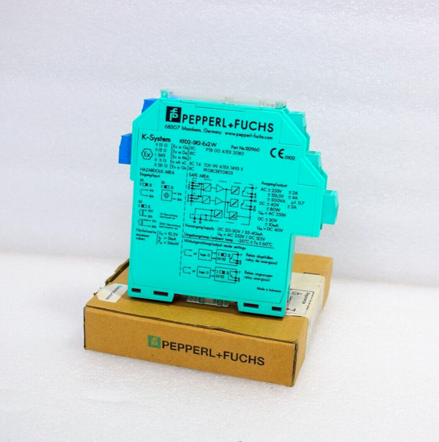Plc Kfd2-sr2-ex2.w Switch Amplifier P/n: 132960 Warranty Product New Original Industrial Automation Programmable Control Plc