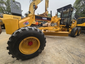 รถเกรดเดอร์มือสอง ยี่ห้อแคท รุ่น 140k มอเตอร์เกรดเดอร์ Caterpillar CAT 140K ของแท้จากญี่ปุ่น สำหรับงานก่อสร้าง - Product Image 3