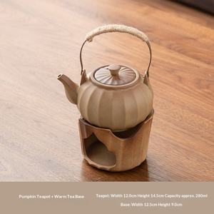 Théière en céramique durable <span class=keywords><strong>de</strong></span> style Japandi, bouilloire à eau, infuseur à thé, ensemble <span class=keywords><strong>de</strong></span> thé et <span class=keywords><strong>de</strong></span> café amovible - Product Image 6