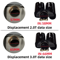 Embout d'échappement de voiture DEX pour Land Rover Defender 90 110 2020-2025 haute qualité SS304 2.0T 3.0T silencieux buse d'échappement tuyau d'échappement