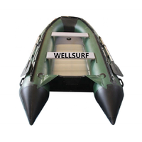 Bateaux de pêche gonflables rigides en PVC de haute qualité petit bateau à rames à vendre