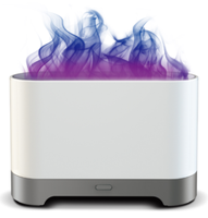 Nouvel Humidificateur d'Air à Arôme Flamme 120ml Atomiseur d'Eau USB 7Led Lumière Colorée Diffuseur de Feu Diffuseur d'Huiles Essentielles Arrêt Automatique