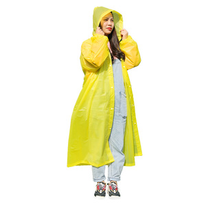 Impermeable universal largo de cuerpo completo, material PE, portátil para viajes al aire libre y camping. - Product Image 2