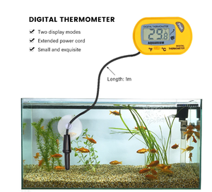 Bể cá <span class=keywords><strong>LCD</strong></span> kỹ thuật số hồ cá nhiệt kế Nhiệt độ đồng hồ nước Aquarium Temp Detector cá báo động vật nuôi nguồn cung cấp công cụ thủy sản - Product Image 6