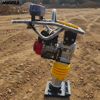 Cric de saut pour moteur à essence Compacteur de sol pour béton de terre Compacteur vibrant Rammer Wacker Tamping Rammer