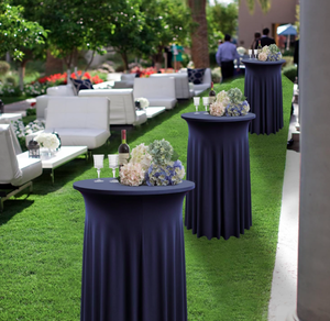 Nappe de cocktail à motifs, imperméable, en polyester, pour la décoration d'événements et de fêtes - Product Image 6