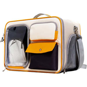 गर्म बिक्री हल्के पालतू जानवर वाहक बैग कस्टम फैशनेबल पालतू बैकपैक टिकाऊ एक्सपेपैक टिकाऊ एक्सपेंड आउटडोर के लिए - Product Image 1