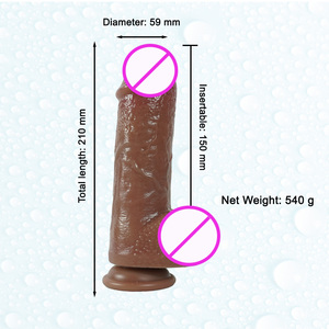 Aksesori intim wanita dan wanita, 150mm Sildo mainan ramah kulit Dildo 1-1 duplikasi Penis realistis - Product Image 2