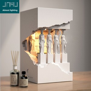 Support <span class=keywords><strong>de</strong></span> <span class=keywords><strong>bougie</strong></span> d'encens personnalisé du Temple d'Athéna, lampe murale encastrée en gypse, lampe d'ambiance à cire fondue, <span class=keywords><strong>chauffe</strong></span>-<span class=keywords><strong>bougie</strong></span> - Product Image 5