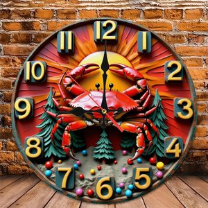 Round Wooden <b>Wall</b> <b>Clock</b> 25x25cm Arabic Numbers <b>Silent</b> Quartz Movement Living Room Bedroom Decor <b>Clock</b> - Product Image 4