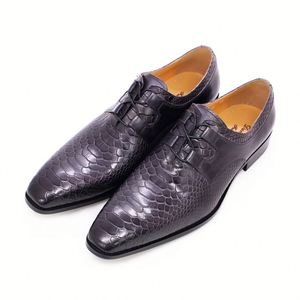 Zapatos Oxford de Piel Vacuna de Primera Calidad para 2026, Ideales para Vestimenta Casual, Bodas, Negocios y Eventos Formales, Duraderos y Transpirables - Product Image 1