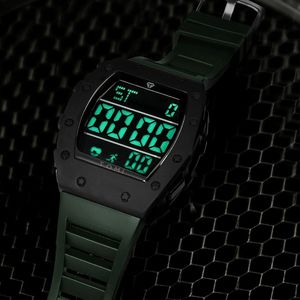 นาฬิกาข้อมือดิจิตอล <span class=keywords><strong>LED</strong></span> <span class=keywords><strong>TOMI</strong></span> T230 สำหรับผู้ชาย ดีไซน์ทรงถังไวน์ นาฬิกาอเนกประสงค์สำหรับผู้ชาย กันน้ำ เหมาะสำหรับกิจกรรมกลางแจ้ง ฟิตเนส กีฬา และนักเรียน - Product Image 4