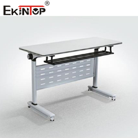Ekintop Mobilier de bureau moderne Bureau de haute technologie Table de formation pliante Bureau de conférence pliable Table de réunion