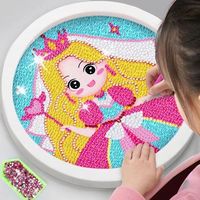 HARDWORK 5D DIY Peinture créative à coller pour enfants, artisanat et éducation