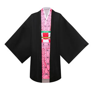 Anime Kimetsu Geen Yaiba Zenitsu Giyu Tanjirou Kamado <span class=keywords><strong>Nezuko</strong></span> Cosplay Vrouwen Kids Mannen <span class=keywords><strong>Kimono</strong></span> Uniform Party - Product Image 1