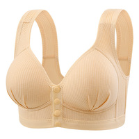 Chemisier pour femme avec fermeture éclair sur le devant, grande taille, confortable et élégant, avec soutien-gorge intégré à effet froncé au dos