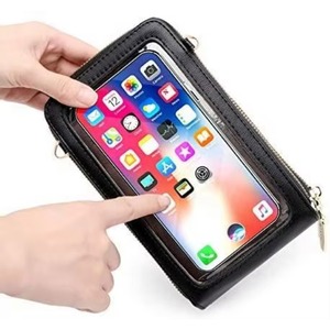 Sac à bandoulière en cuir végétalien pour téléphone portable, pochette et porte-monnaie pour fille, certifié BSCI, avec sangle - Product Image 6