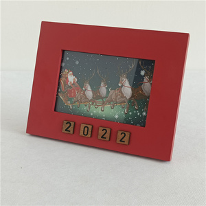 Khung Ảnh Cho Trẻ Em Bằng Gỗ <span class=keywords><strong>MDF</strong></span> Mềm In Đầy Đủ Chủ Đề Giáng Sinh Vui Vẻ Đáng Yêu Theo Yêu Cầu - Product Image 3