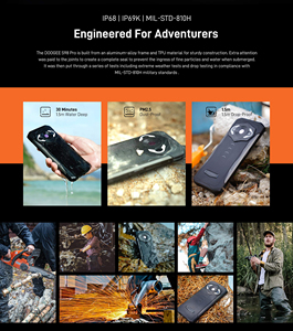 Première mondiale du téléphone robuste <span class=keywords><strong>DOOGEE</strong></span> <span class=keywords><strong>S98</strong></span> <span class=keywords><strong>Pro</strong></span> avec caméra thermique, vision nocturne 20MP, Helio G96, 8 Go + 256 Go, téléphone portable 2023 - Product Image 5