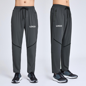 Pantalon de jogging à rayures réfléchissantes avec logo personnalisé respirant à séchage rapide Pantalon de survêtement pour homme Pantalon de survêtement en nylon - Product Image 1