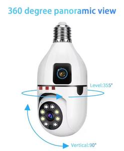 Cámara de Seguridad IP WiFi <span class=keywords><strong>V360pro</strong></span> de 360 Grados, Color, Seguimiento Automático, Interior, 1080P, Resistente a la Intemperie, Doble Lente, E27, Robot - Product Image 6
