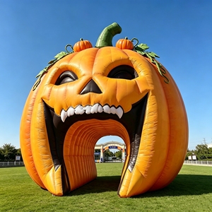 <span class=keywords><strong>Tunnel</strong></span> gonflable géant d'Halloween en forme de citrouille, entrée et sortie, en PVC durable et résistant à l'eau, <span class=keywords><strong>pour</strong></span> événements thématiques - Product Image 1
