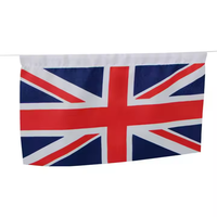 Drapeau national en polyester 100D, fanion 3x5 Liberia, impression numérique, occultant, pliable, pour l'assurance automobile, l'éducation, les agences de voyage