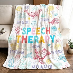 Black Speech Therapy Dinosaur Scene Flannel <b>Blanket</b> Throw <b>Blanket</b> Nap <b>Blanket</b> Lightweight Breathable <b>for</b> Winter Warmth OEM ODM - Product Image 6