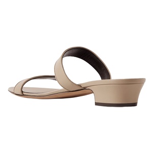 <span class=keywords><strong>Sandali</strong></span> Minimalisti con Doppio Cinturino in Pelle Vegana PU, <span class=keywords><strong>Tacco</strong></span> <span class=keywords><strong>Basso</strong></span> a Blocco, Punta Aperta a Mandorla, Stile Francese Chic per l'Estate e l'Outdoor - Product Image 3