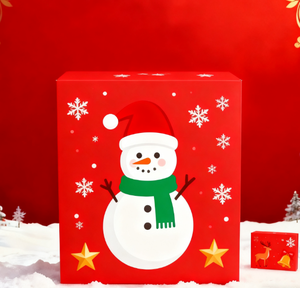 Guyin 2026 năm mới giáng sinh cao cấp <span class=keywords><strong>Biscuit</strong></span> & Kẹo thư mục Hộp quà tặng với lớp phủ UV & dập nổi thân thiện với môi bảng màu xám - Product Image 4