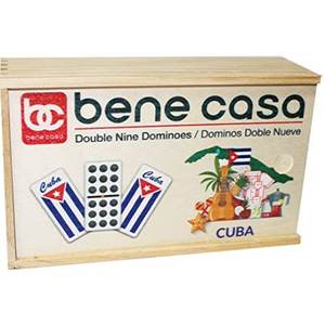 <span class=keywords><strong>Drapeau</strong></span> cubain, ensemble de <span class=keywords><strong>dominos</strong></span> à neuf avec étui en bois - Product Image 6