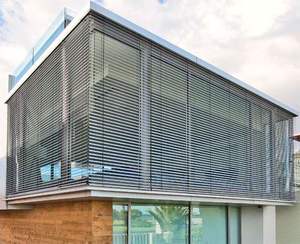 Motorisé <span class=keywords><strong>extérieur</strong></span> commande vocale Cassette auvent fenêtre persienne aluminium Patio couverture Z 90 <span class=keywords><strong>extérieur</strong></span> étanche volets vénitiens - Product Image 6