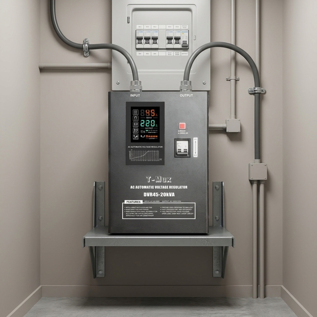 Stabilizer Voltage Regulator 20KVA 90-280V Relay Automatic Voltage Stabilizer 220V Ac Stabilizer Regulateur
