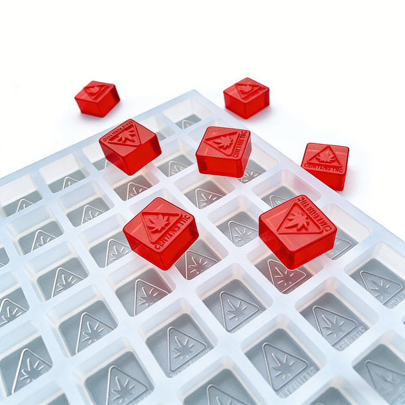 625 Cavity Square Silicon Whiskey Ice