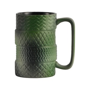 Meilleure vente : Tasse à café en céramique de 500 ml avec design de pneu camouflage, idéale pour un cadeau de fête des pères - Product Image 6