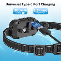 OEM ODM Maßgefertigtes Dual-Sensor Ultraschall-Vibrationshalsband mit Hoher Empfindlichkeit zur Bellkontrolle, Wiederaufladbar und Sicher