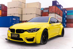 ชุดแต่งคาร์บอนไฟเบอร์สไตล์ LB สำหรับ BMW M4 พร้อมลิ้นหน้า สเกิร์ตข้าง ดิฟฟิวเซอร์ สปอยเลอร์ ซุ้มล้อ - ใหม่ทั้งหมด - Product Image 2