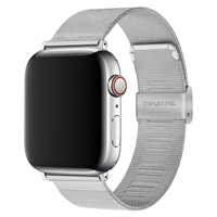 Montre connectée Apple Watch Series 10 avec logo personnalisé, bracelet en acier inoxydable tendance et fermoir pliant, 42 mm, pour homme
